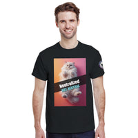 funny persian cat shirt, cat lover shirt, cute cat T-shirt, fluffy persian cat graphic tee, cat mom gift, cat dad gift, funny pet shirt, blue-eyed cat, humorous cat apparel, feline lover gift, kawaii cat shirt, animal lover T-shirt