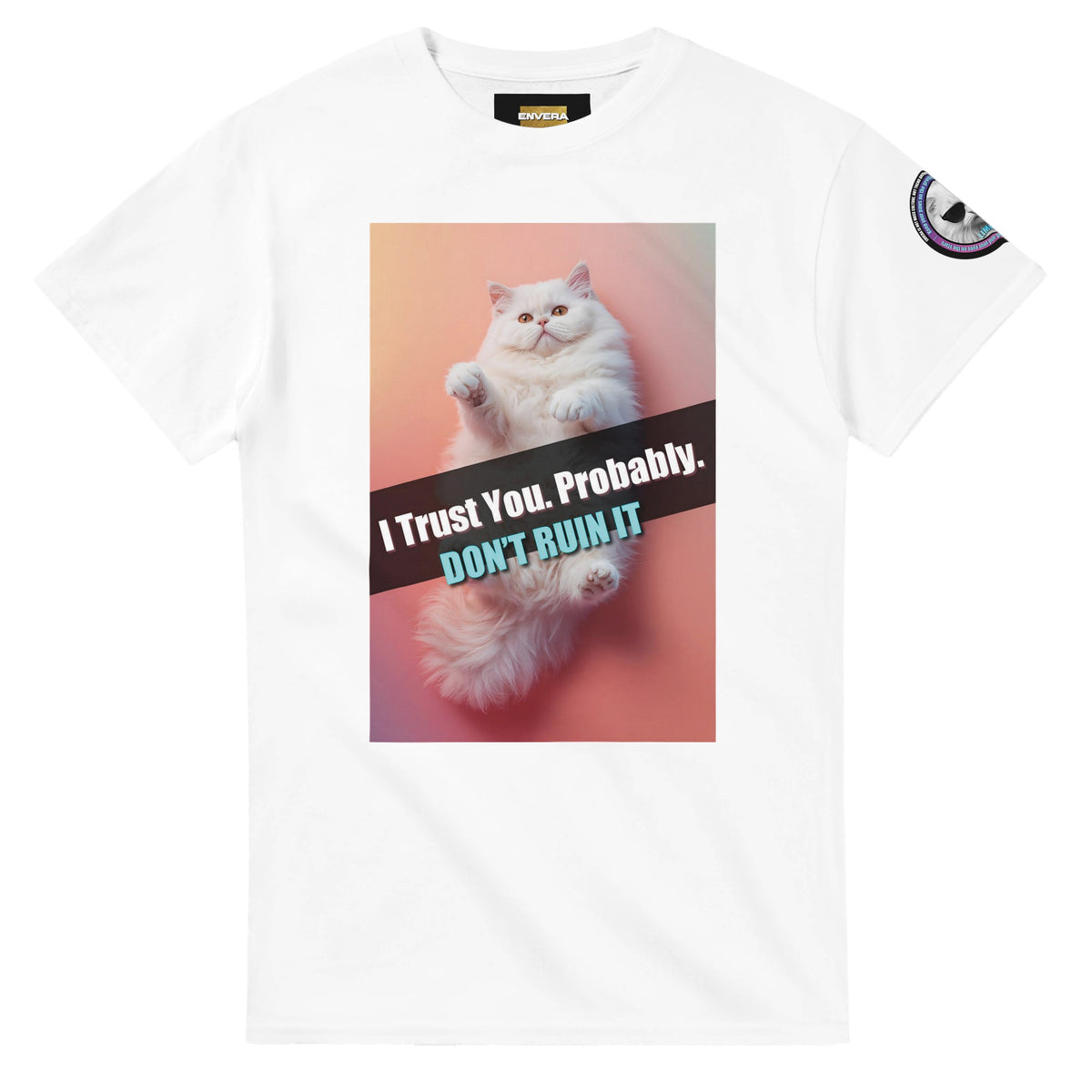 funny persian cat shirt, cat lover shirt, cute cat T-shirt, fluffy persian cat graphic tee, cat mom gift, cat dad gift, funny pet shirt, blue-eyed cat, humorous cat apparel, feline lover gift, kawaii cat shirt, animal lover T-shirt