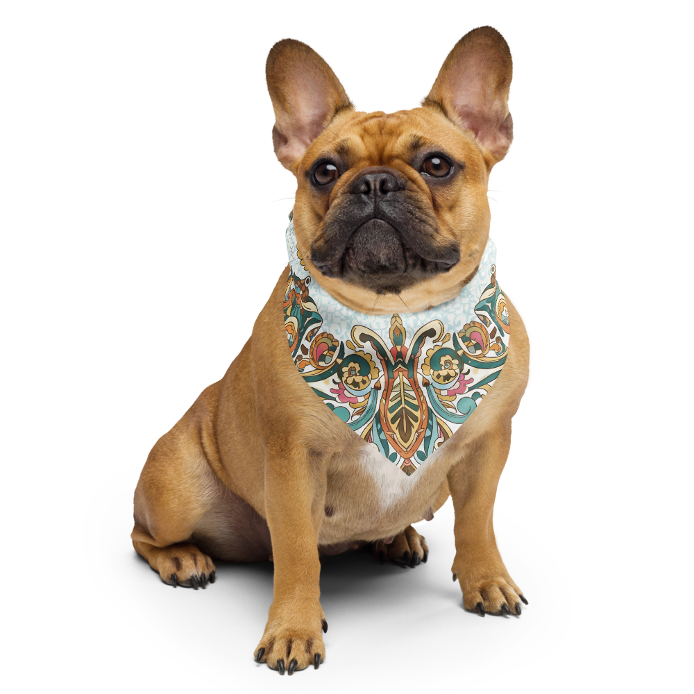 Elegant and versatile bandana with paisley pattern | soft fabric, eco-friendly, perfect for boho, vintage, or casual styles.
