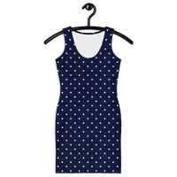 Classic White Polka Dot Mini Dress
