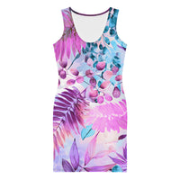 Tropical Botanical Bodycon Dress