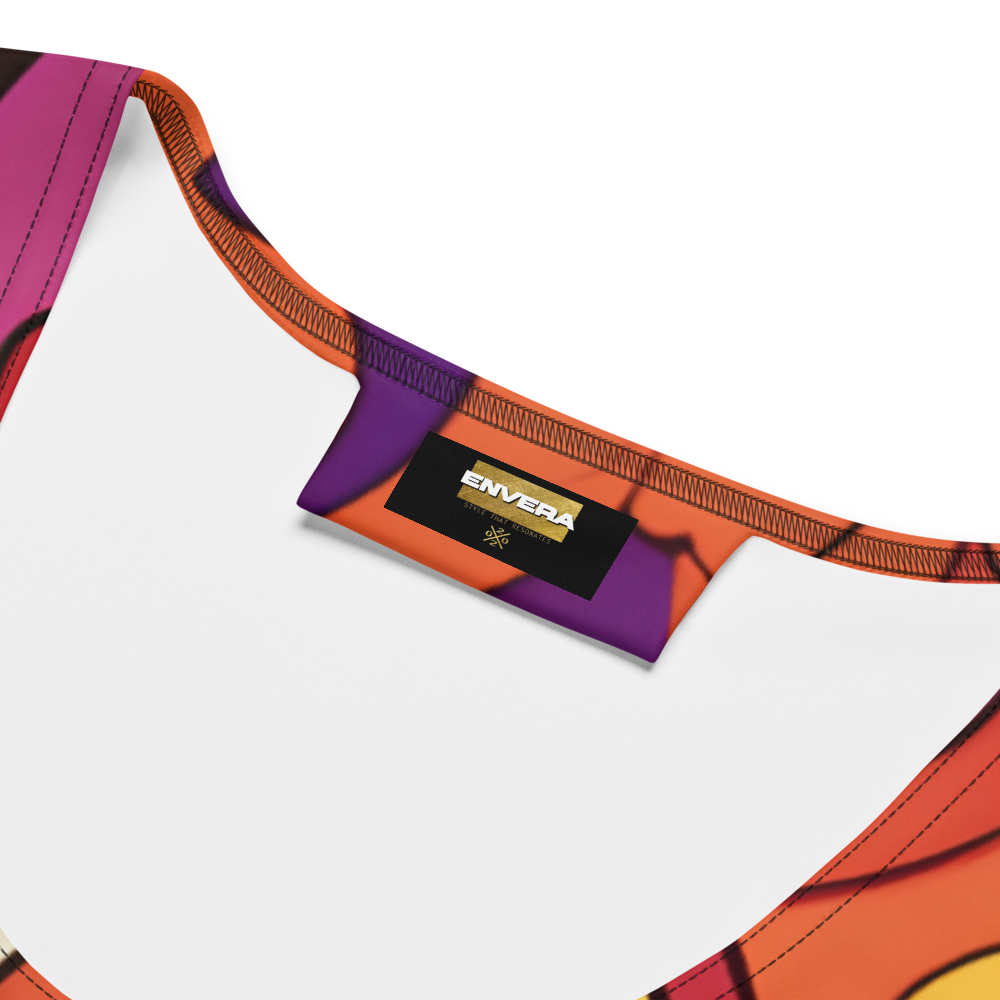 Vibrant colorful floral bodycon summer dress with a sculpted fit, combining comfort, flexibility, and bold summer statement style.