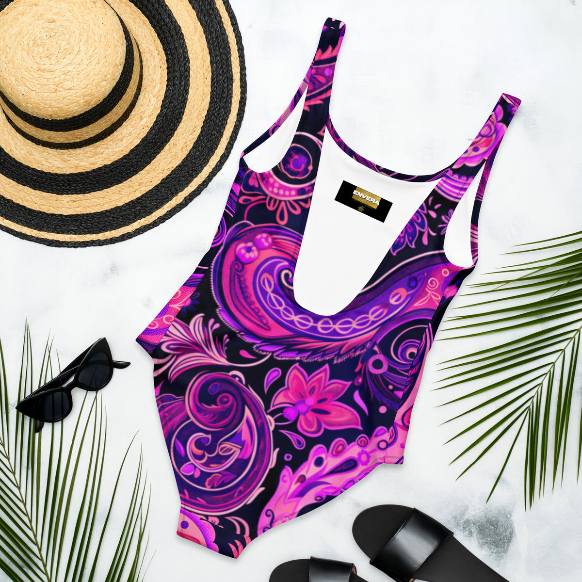 Floral Paisley Beach Swimsuit