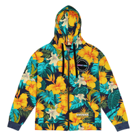 All Over Print Hibiscus Hoodie