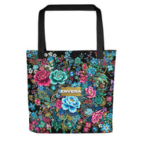 Floral Art Tote Bag by ENVERA Fashion