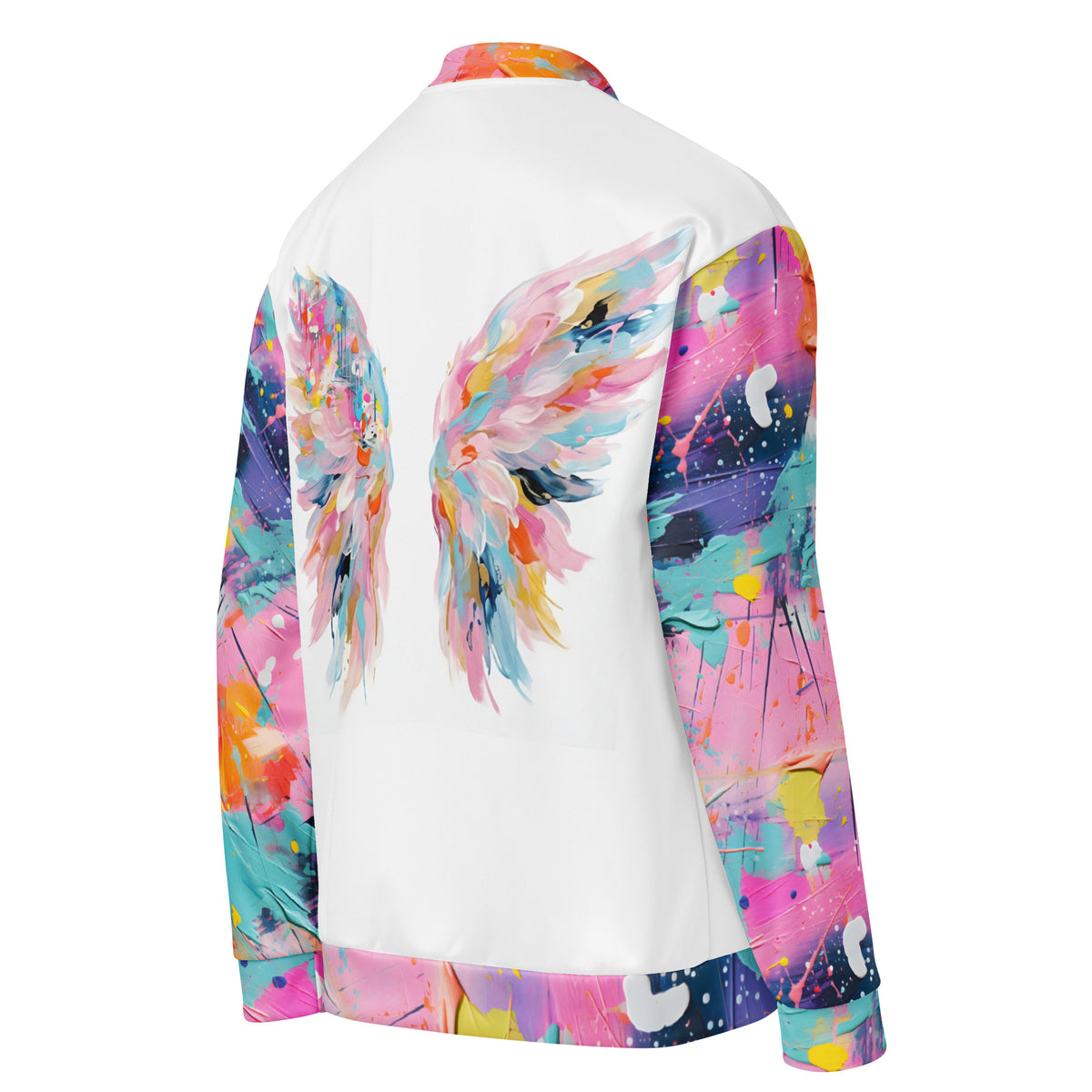 VIVID SOUL Paint Splatter Bomber Jacket