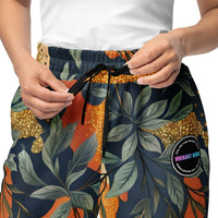 Abstract Camouflage Wide-Leg Pants