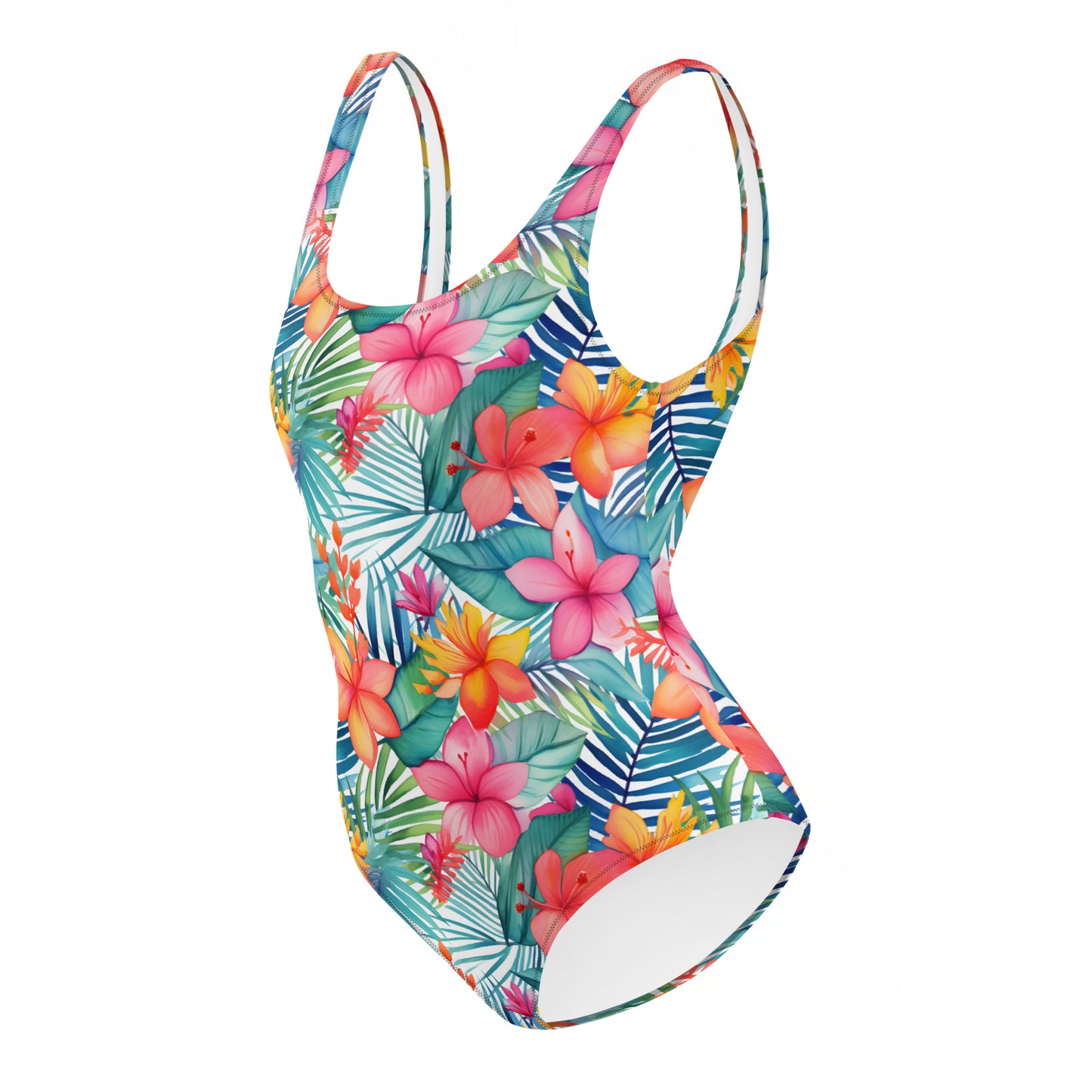 colorful-floral-tropical-swimsuit