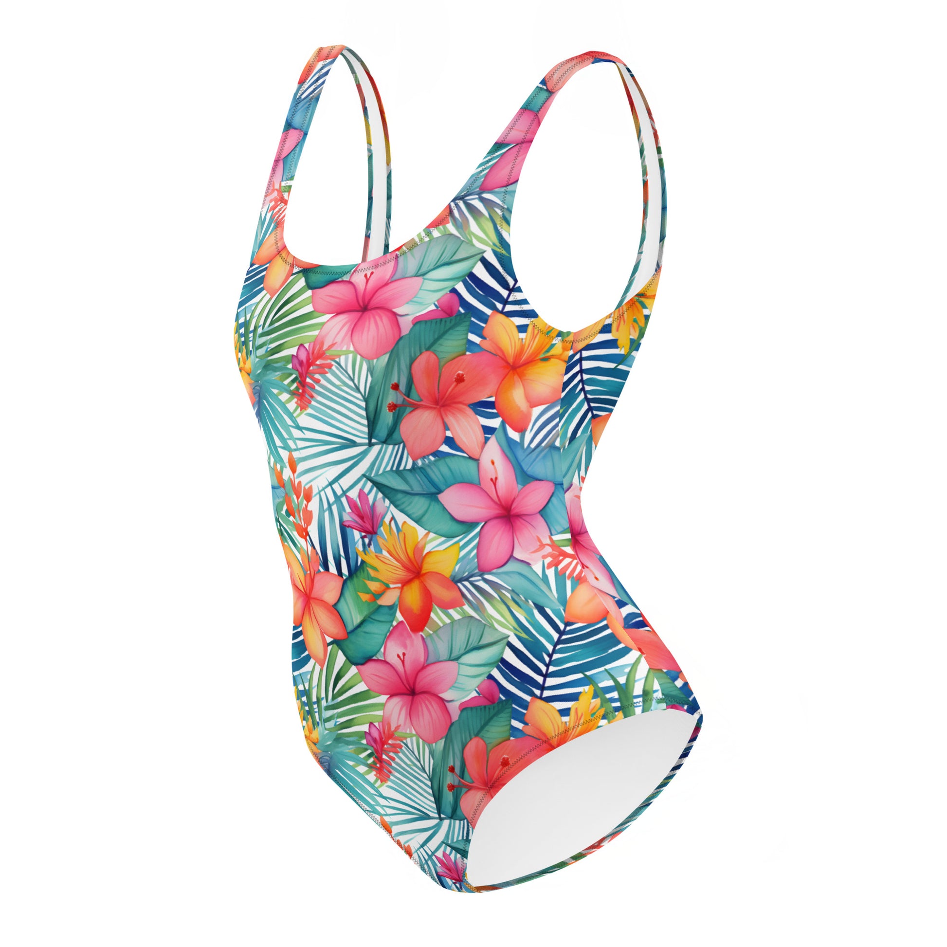 colorful-floral-tropical-swimsuit
