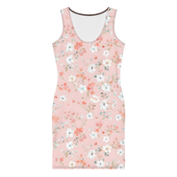 Romantic Pastel Bodycon Mini Dress