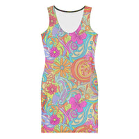 envera-colorful-turquoise-bodycon-dress