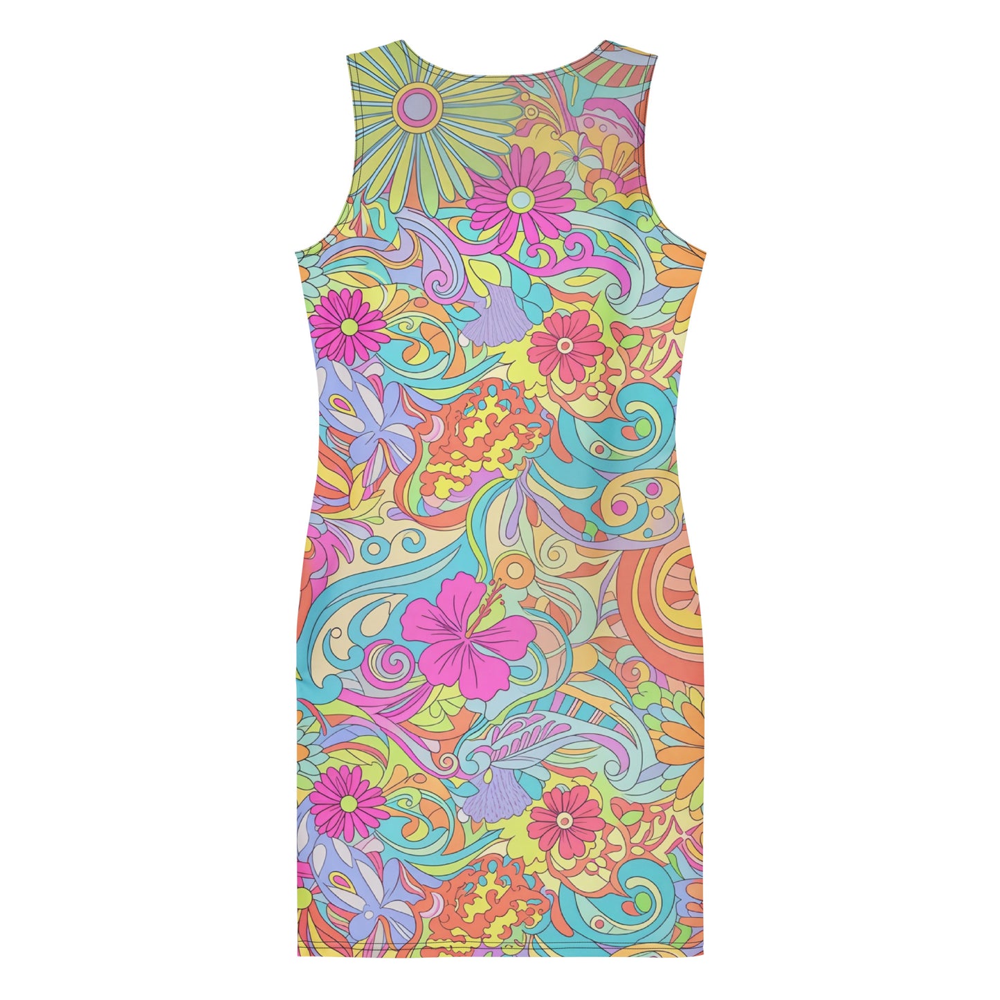 envera-colorful-turquoise-bodycon-dress
