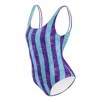 purple-blue-striped-one-piece-swimsuit