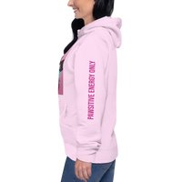 Chillax Cats Edition unisex hoodie featuring a funny Persian cat graphic with the slogan "Too Happy to Worry"