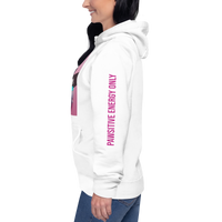 Chillax Cats Edition unisex hoodie featuring a funny Persian cat graphic with the slogan "Too Happy to Worry"